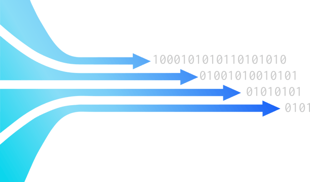 A blue and white image of a computer circuit board with a series of numbers and symbols.